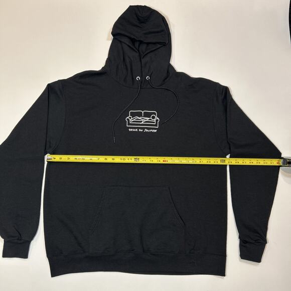 Barstool Sports Hoodie Mens XL Extra Large Drunk on Solitude Sweatshirt Champion - Picture 8 of 11